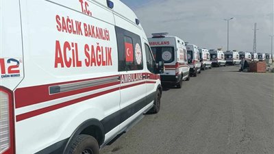 الإسعاف التركي يتجه لرفح.. والهلال الأحمر يستعد لإرسال 70 شاحنة لغزة