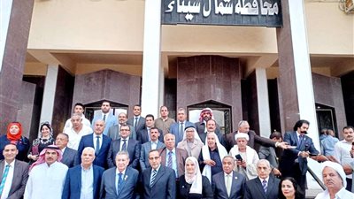 محافظ شمال سيناء يستقبل وفد حزب المؤتمر لدعم 