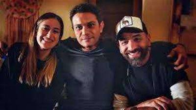 عمرو سلامة يروج لفيلم 