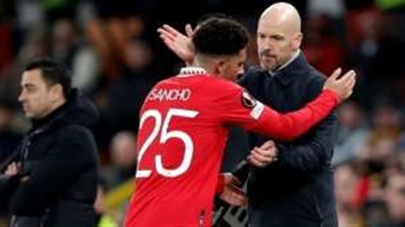 سانشو لاعب فريق مانشستر