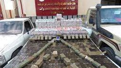 الداخلية تضبط مخدرات بأكثر من مليون جنية بحوزة شخصين بالتل الكبير