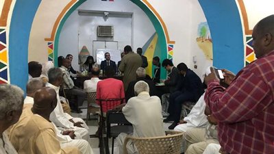 التنسيقية تلتقي شيوخ وشباب وعائلات النوبة.. وتستمع لأبرز مطالبهم من الرئيس القادم