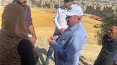 توسعة مخرج شارع الغفير ومعاينة الحواف الجبلية بمنشأة ناصر بالقاهرة