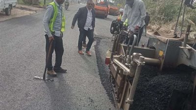 محافظ كفر الشيخ يتابع أعمال رصف طريق «دسوق - فوة - مطوبس»