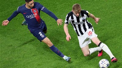 التعادل يحسم لقاء باريس أمام نيوكاسل في دوري أبطال أوروبا