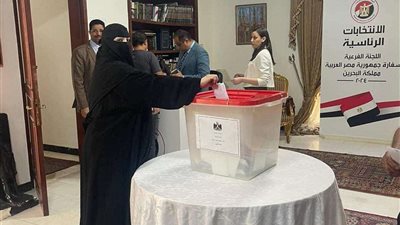 إقبال كبير من المصريين بالبحرين على التصويت في الانتخابات الرئاسية