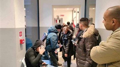 تزايد الإقبال على التصويت بسفارة مصر فى 