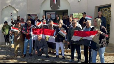 إقبال كثيف من المصريين بأوروبا على التصويت في الانتخابات الرئاسية رغم برودة الطقس