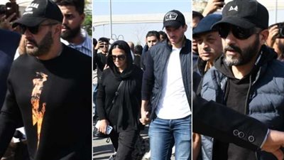 أحمد السقا وأحمد حلمي.. أبرز الحاضرين بعزاء الفنان أشرف عبد الغفور