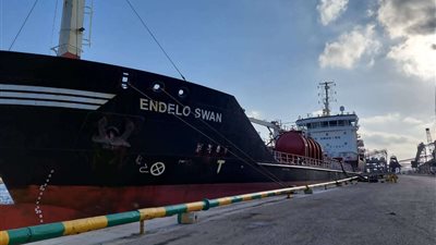 تواصل شحن الملح وخام الكلينكير والصودا الكاوية بموانئ بورسعيد