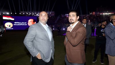 فنانون ورياضيون يشاركون في المؤتمر الختامي لحزب حماة الوطن لدعم الرئيس السيسي