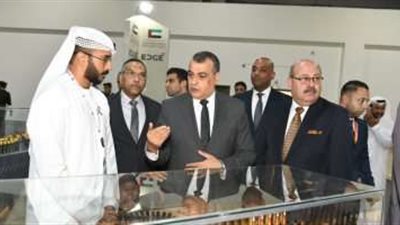 وزير الدولة للإنتاج الحربي يزور أجنحة عدد من الشركات والدول المشاركة بمعرض إيديكس
