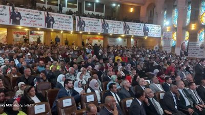 مؤتمر جماهيري لعمال البناء والأخشاب لدعم الرئيس السيسي في الانتخابات الرئاسية