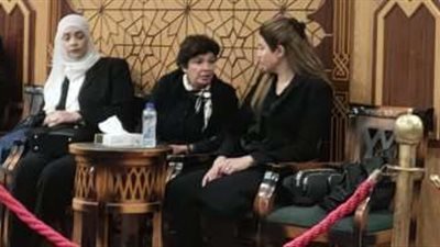 بدء عزاء المنتجة الراحلة ناهد فريد شوقي بمسجد الشرطة