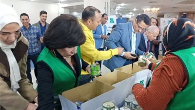 نقابة الصحفيين و«مصر الخير» تدشنان شحنة مساعدات لأهالي غزة