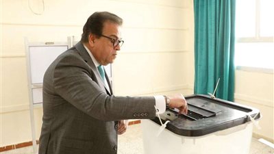 بعد الإدلاء بصوته.. وزير الصحة يدعو المواطنين للمشاركة في انتخابات الرئاسة 2024
