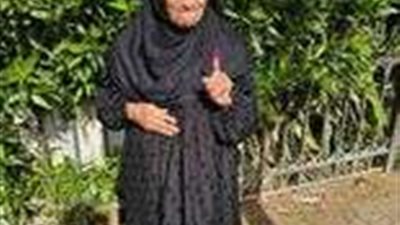 معمرة المنوفية تدلي بصوتها بالانتخابات الرئاسية 2024