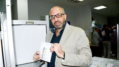 حسام المندوه يُدلي بصوته في انتخابات الرئاسة 2024 (صور)