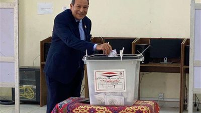 النائب حسام الخولي يُدلي بصوته في الانتخابات الرئاسية 2024