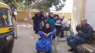 كبار السن وذوي الهمم بالمنيا يدلون بأصواتهم في الانتخابات الرئاسية 2024