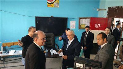 رئيس مجلس النواب يدلى بصوته فى الانتخابات الرئاسية 2024