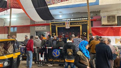 إقبال من المواطنين في عين شمس للتصويت في الانتخابات الرئاسية