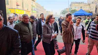 زينب الغزالي تتفقد سير العملية الانتخابية للانتخابات بلجان العباسية