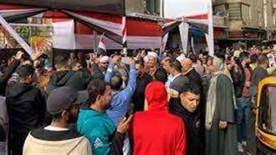 انتخابات الرئاسة 2024.. احتشاد الناخبين أمام اللجان الانتخابية أمام لجان الوراق