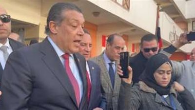 المرشح الرئاسي حازم عمر يتفقد مدرسة الشهيد أحمد زكي بالفيوم