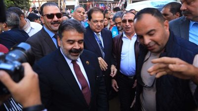 النائبين الرشيدي و الوليلي يستقبلان وفد من البرلمان الأوروبى الأورومتوسطى أثناء متابعة سير العملية الانتخابية بالإسكندرية