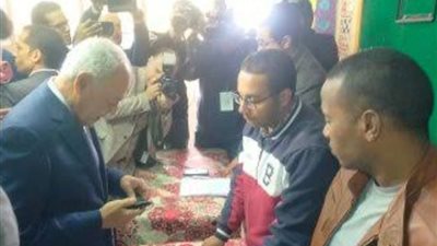 الأمين العام لجامعة الدول العربية يدلي بصوته في الانتخابات الرئاسية 2024