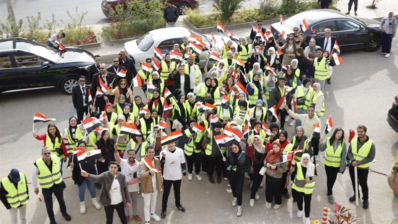 جانب من الحشد لاعضاء