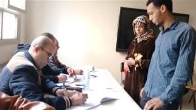رئيس لجنة مدرسة هضبة الأهرام: إقبال كثيف من الناخبين على صناديق الاقتراع