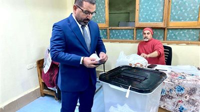 المهندس هشام عُلَّما يدلي بصوته ويشيد بجهود الدولة المصرية في تعزيز العملية الانتخابية