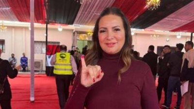 الإعلامية ريهام السهلي تدلي بصوتها في الإنتخابات الرئاسية 2024