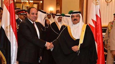 الرئيس السيسي اتصالاً هاتفياً من ملك مملكة البحرين لبحث الأوضاع في غزة