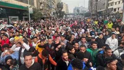 مسيرة شبابية حاشدة بشارع التحرير بالدقي للحث على المشاركة بانتخابات الرئاسة