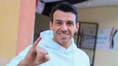 رامي رضوان يدلي بصوته في ثالث أيام الانتخابات الرئاسية