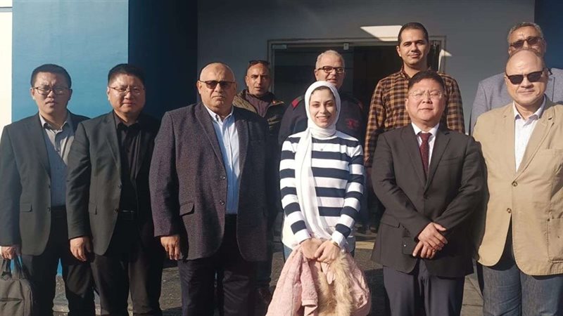 وفد صينى فى زيارة