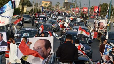 احتفالات في سوهاج بفوزالرئيس السيسي بولاية رئاسية جديدة