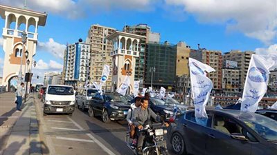 احتفالات في الإسكندرية  بعد فوز السيسي في الانتخابات الرئاسية