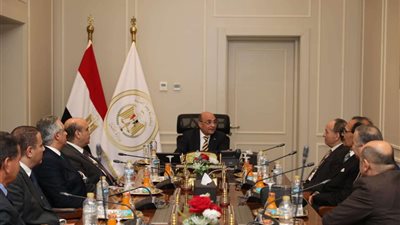 وزير العدل يلتقي مجلس إدارة نادي قضاة بني سويف والوفد المرافق له