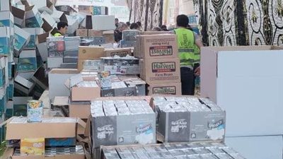 ائتلاف الجمعيات الخيرية بمدينة أجا يواصل جمع التبرعات لأهالي غزة