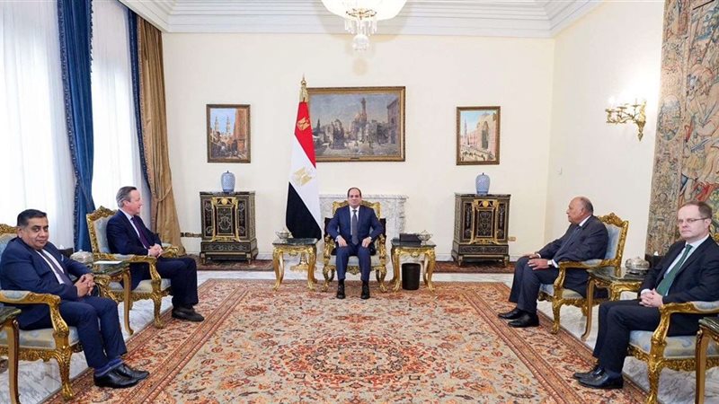 الرئيس السيسي يستقبل