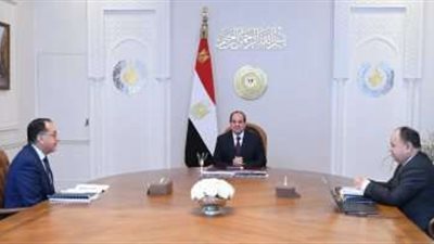 تحسين معيشة المواطن.. تفاصيل اجتماع الرئيس السيسي مع مدبولي ومعيط