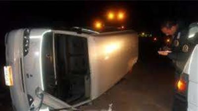 إصابة 7 أشخاص في حادث انقلاب ميكروباص بالأقصر