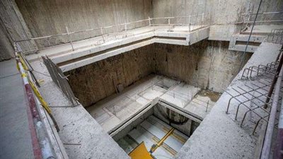 «النقل» تنشر صور من موقع العمل بمحطات الخط الرابع لمترو الأنفاق