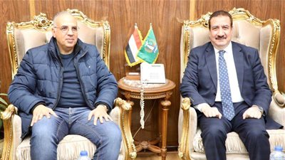 محافظ المنوفية يستقبل وزير الري لبحث أوجه التعاون