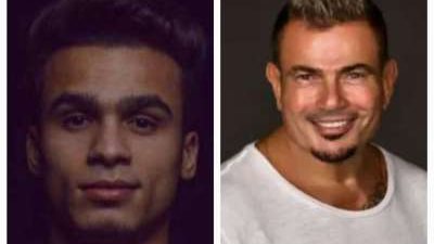 أغنية «قمر».. أول تعاون بين عمرو دياب ومصطفى حدوتة