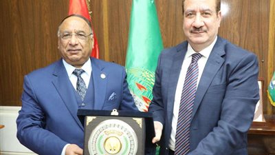 رئيس هيئة قضايا الدولة يشهد وضع حجر الأساس لمقر المنوفية |صور